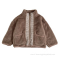 Children's Stitching Lamb Wool Sweater